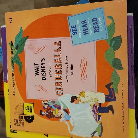 Walt Disney Story of CINDERELLA with songs from the film CIRCA 1965.